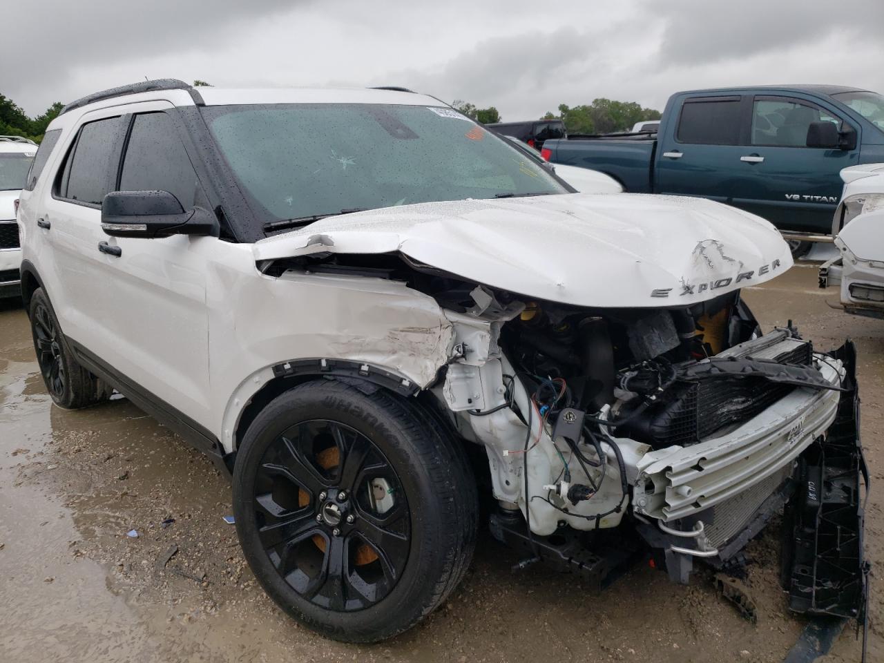 FORD EXPLORER S 2019 with VIN 1FM5K8GT4KGB51864 - Photo from auction