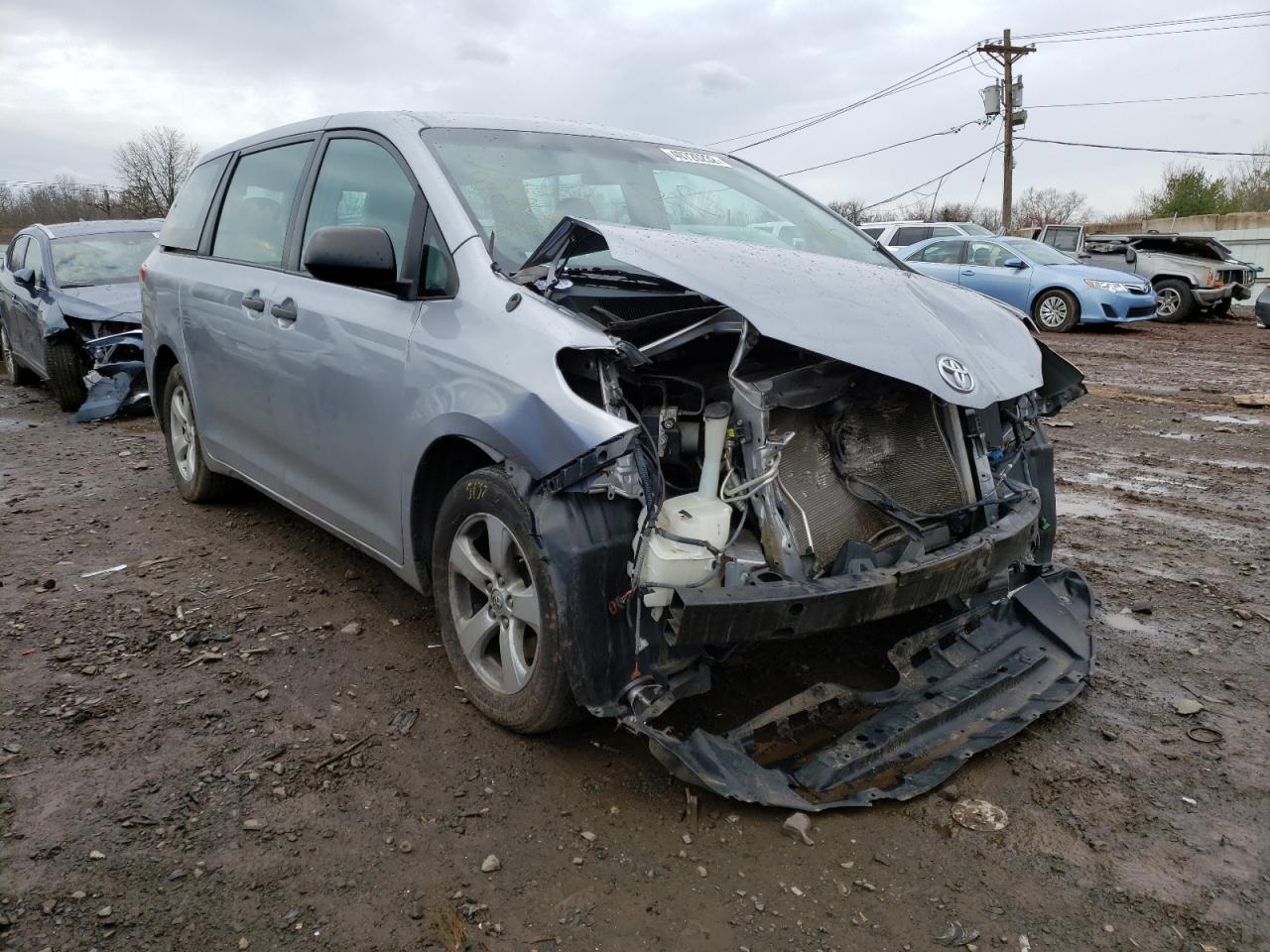 TOYOTA SIENNA 2012 with VIN 5TDZK3DC2CS180719 - Photo from auction