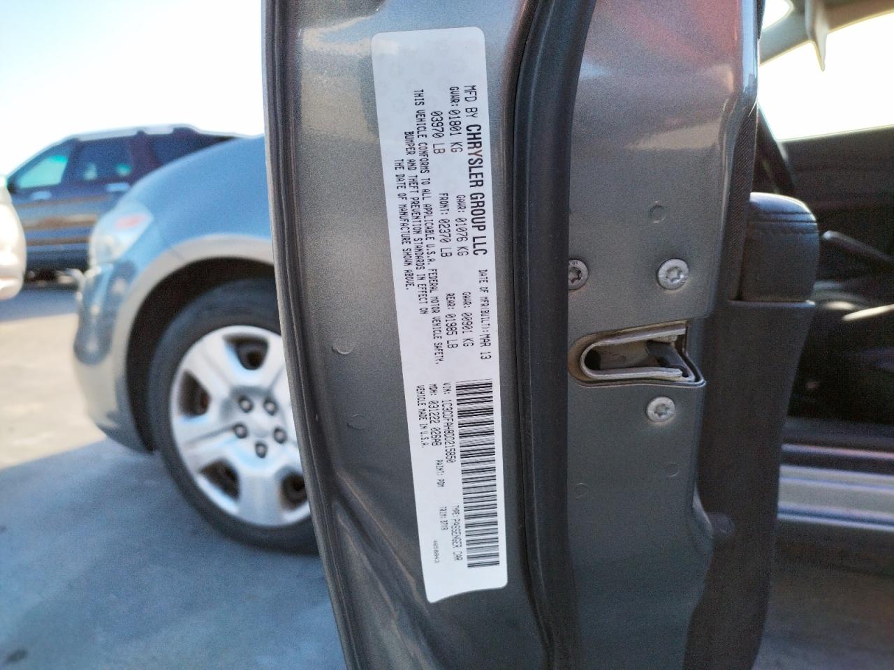 Photo 10 from auction – 2013 DODGE DART SE with VIN 1C3CDFAH8DD215850