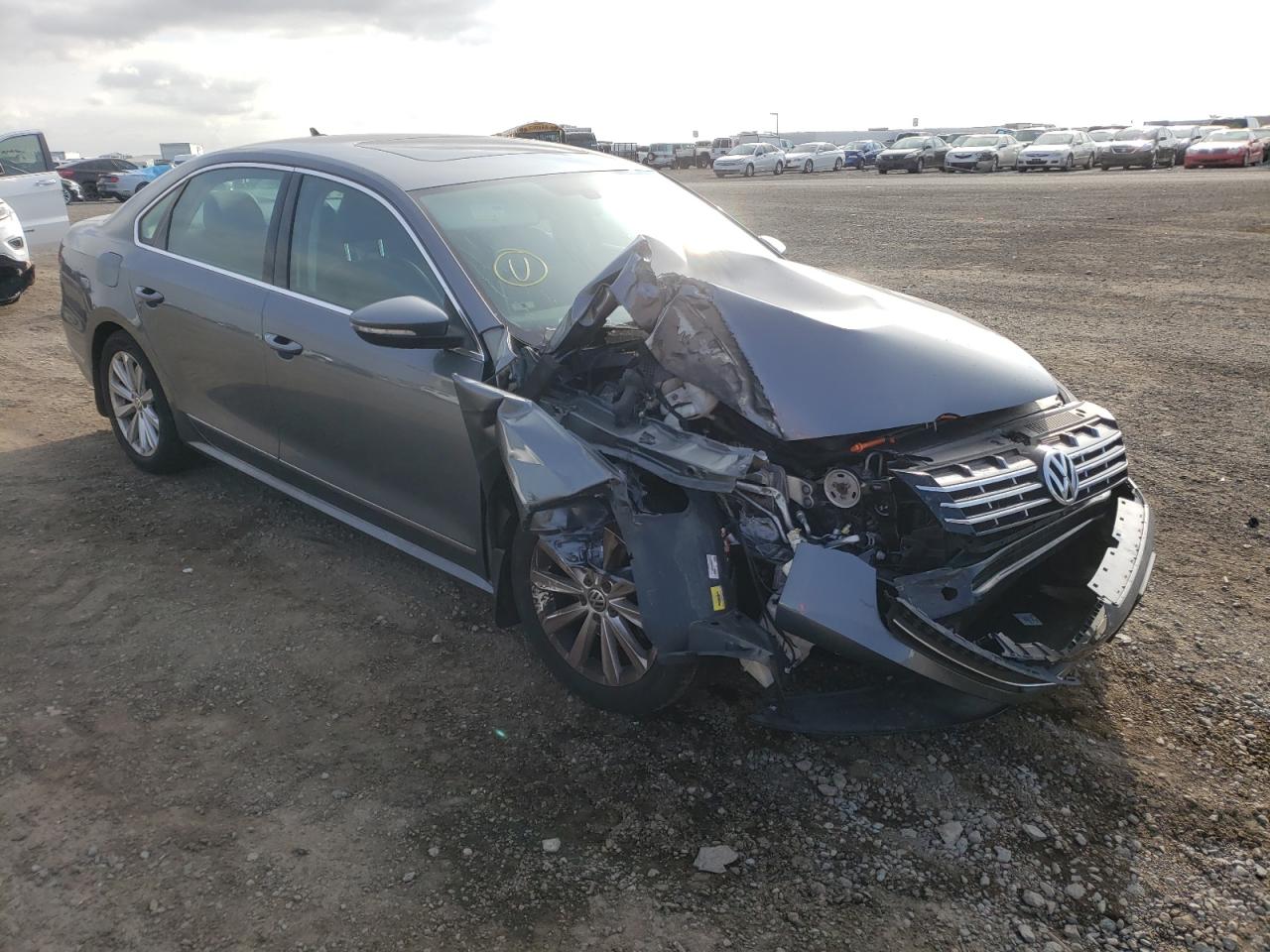 VOLKSWAGEN PASSAT SEL 2012 with VIN 1VWCP7A35CC027480 - Photo from auction