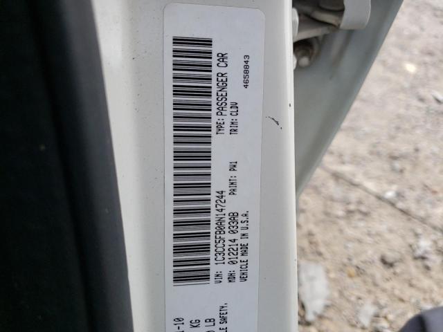 Photo 10 from auction – 2010 CHRYSLER SEBRING LI with VIN 1C3CC5FB0AN147244