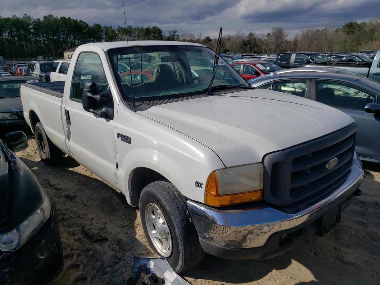 FORD F250 SUPER 1999 with VIN 1FTNF20L2XEB70870 - Photo from auction