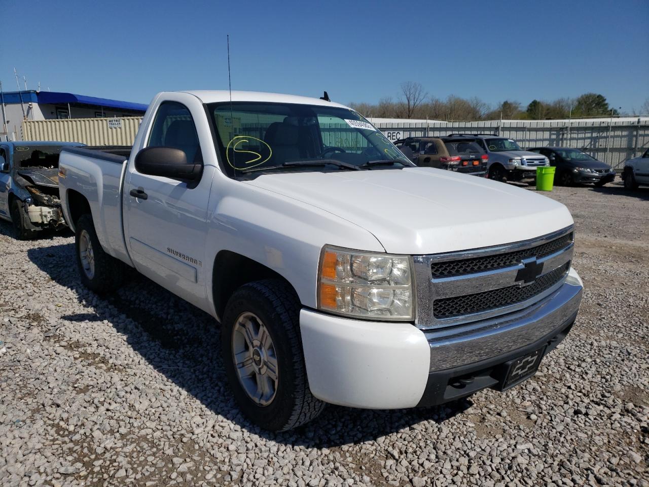 CHEVROLET SILVERADO 2008 with VIN 1GCEK14J98Z155596 - Photo from auction