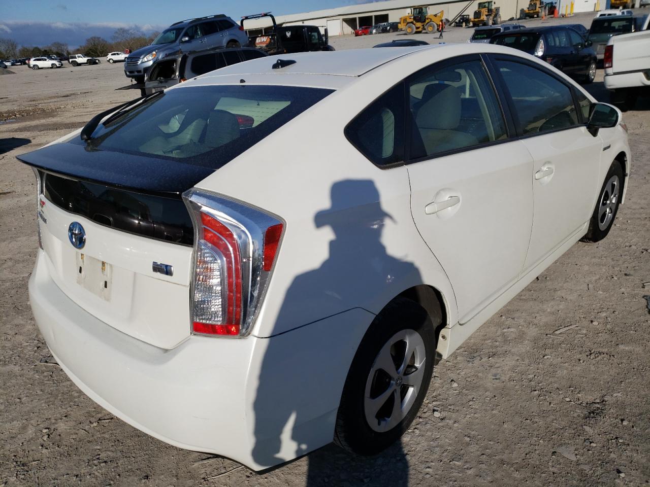Photo 4 from auction – 2012 TOYOTA PRIUS with VIN JTDKN3DU2C5451690