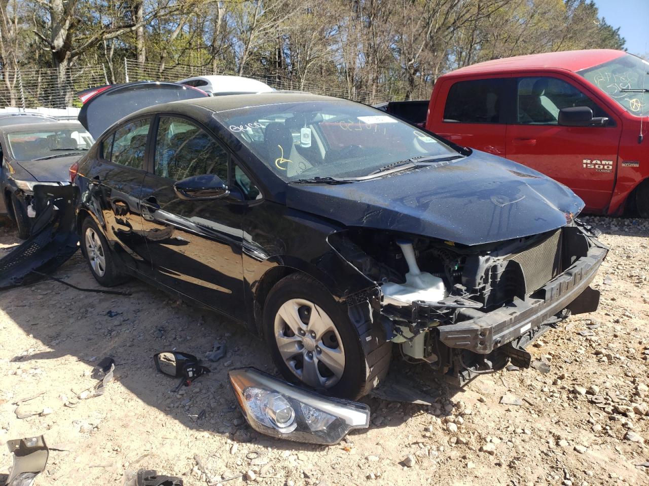 KIA FORTE LX 2016 with VIN KNAFK4A65G5535687 - Photo from auction
