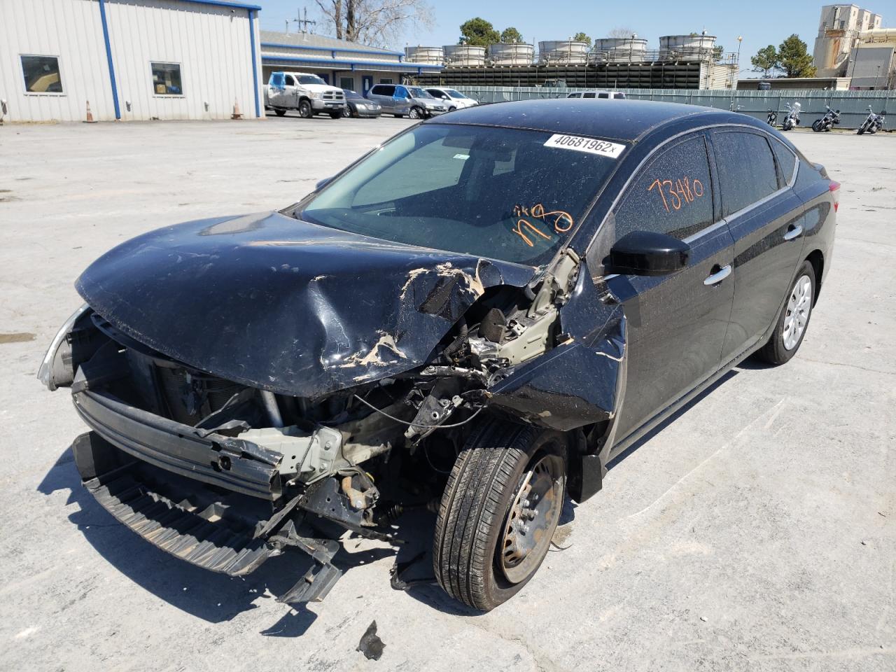 Photo 2 from auction – 2015 NISSAN SENTRA S with VIN 3N1AB7AP4FL658597