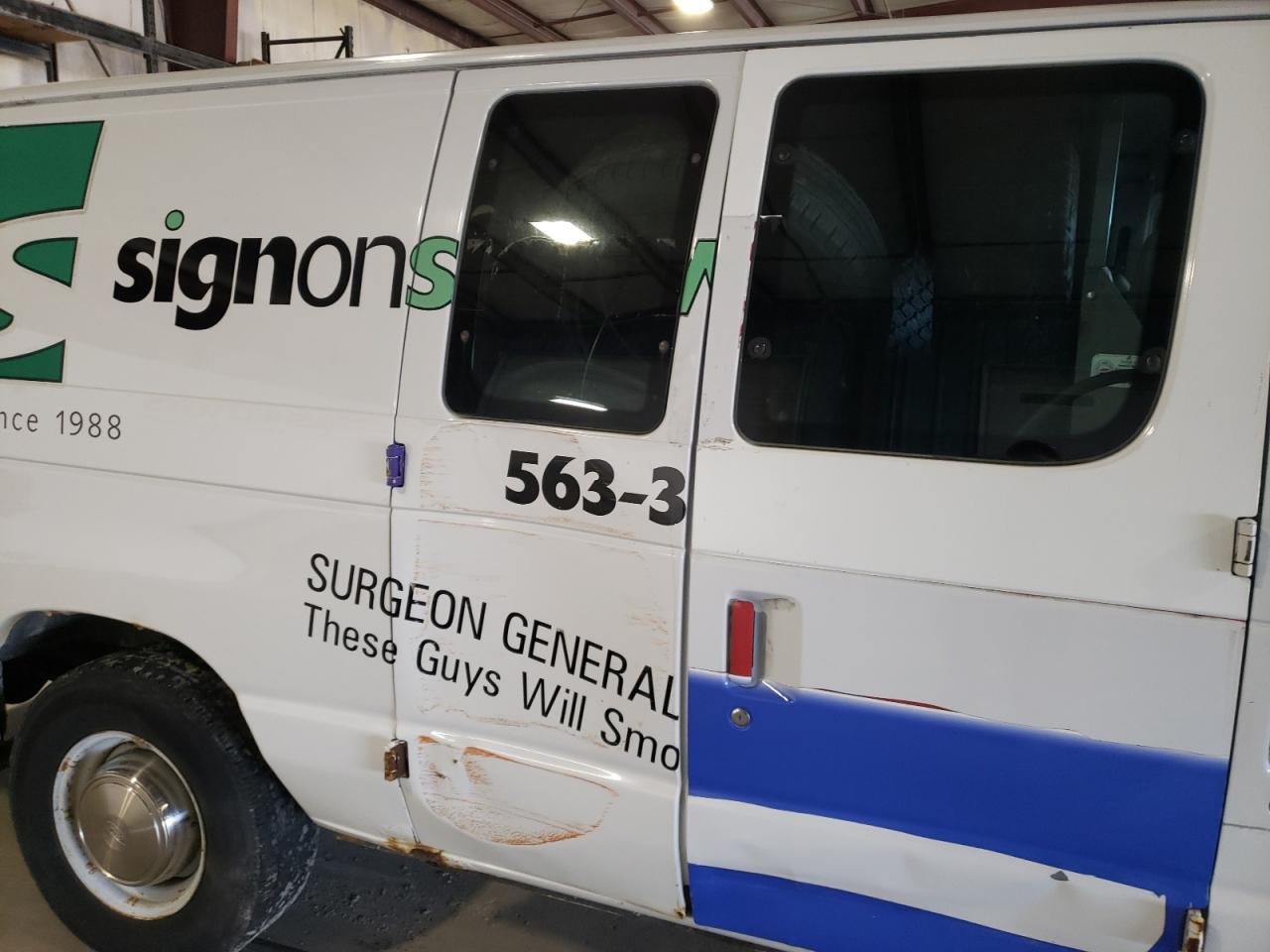 Photo 9 from auction – 2001 FORD ECONOLINE with VIN 1FTNS24L31HA98489