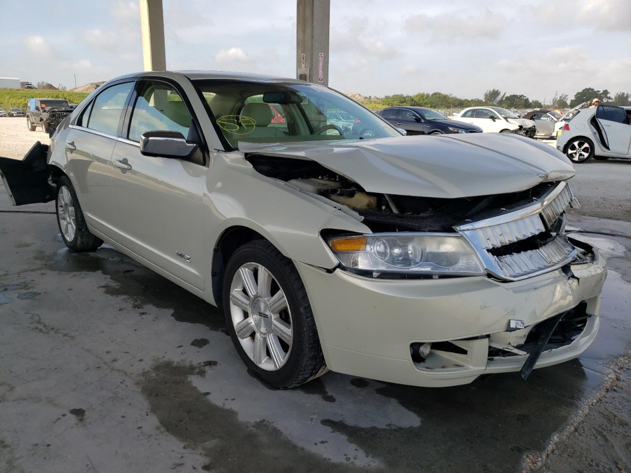 LINCOLN MKZ 2007 with VIN 3LNHM26T57R655636 - Photo from auction