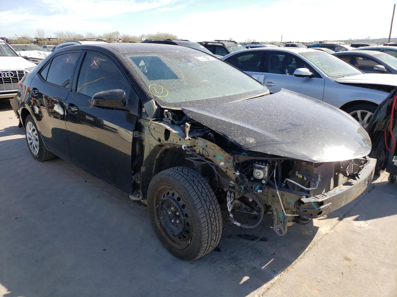 TOYOTA COROLLA L 2017 with VIN 5YFBURHE4HP693044 - Photo from auction