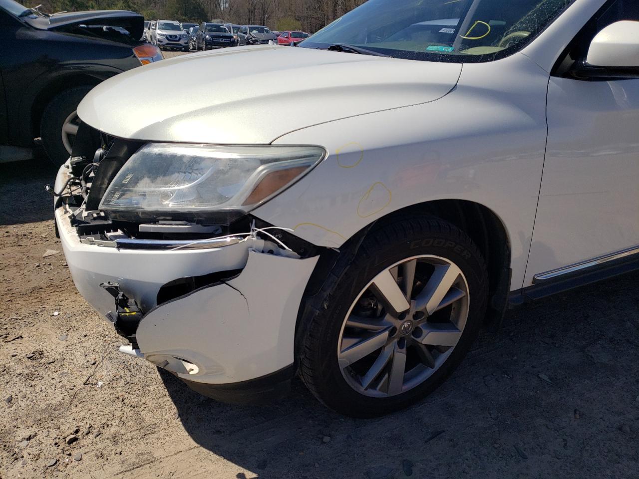 Photo 9 from auction – 2013 NISSAN PATHFINDER with VIN 5N1AR2MN1DC634560