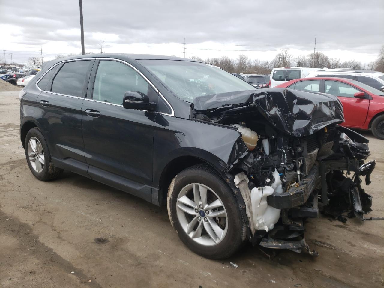 FORD EDGE SEL 2015 with VIN 2FMTK4J89FBB97336 - Photo from auction
