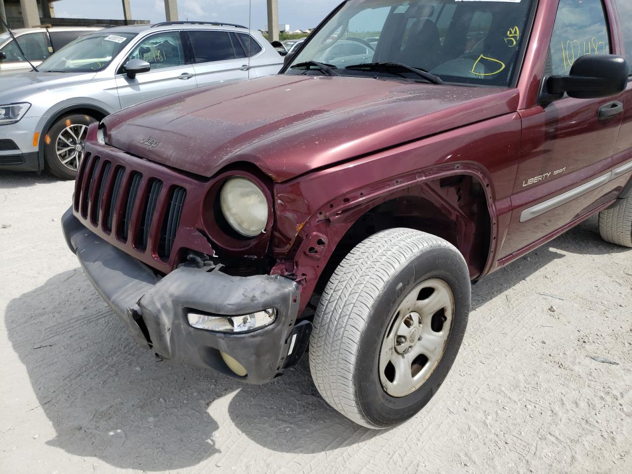 Photo 9 from auction – 2002 JEEP LIBERTY SP with VIN 1J4GK48KX2W278128