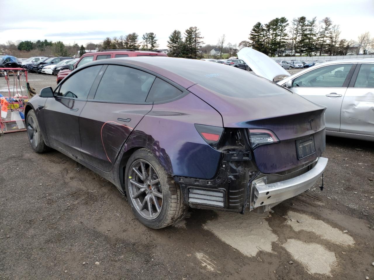 Photo 3 from auction – 2020 TESLA MODEL 3 with VIN 5YJ3E1EB6LF599815