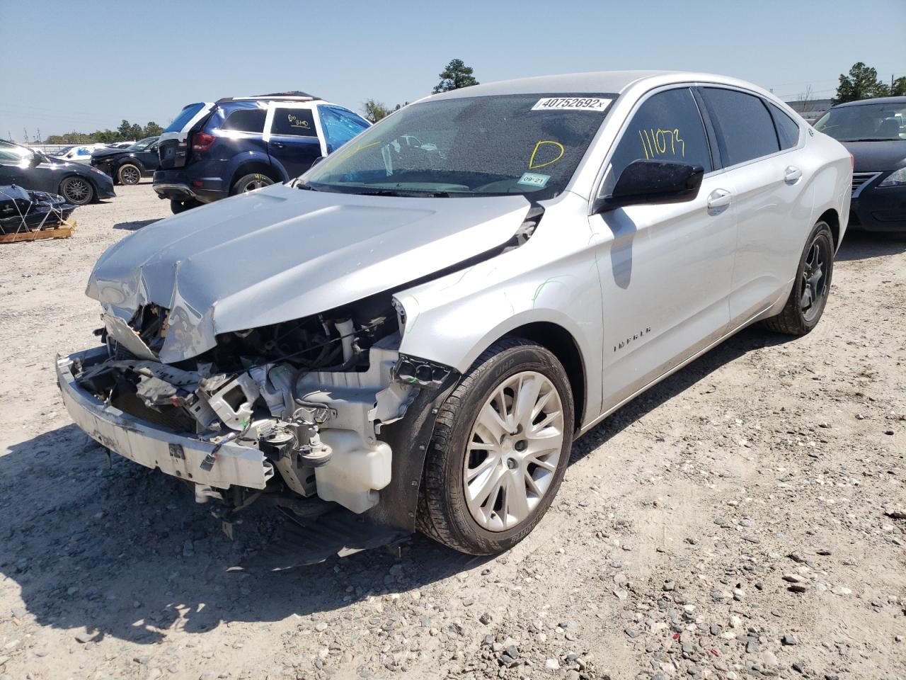 Photo 2 from auction – 2016 CHEVROLET IMPALA LS with VIN 2G11Z5SA1G9204313