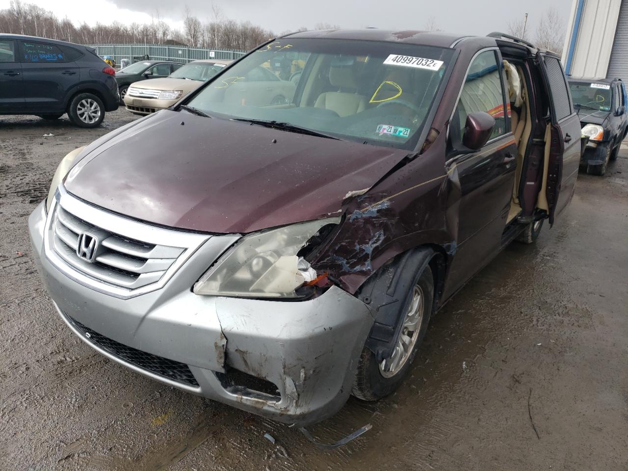 Photo 2 from auction – 2008 HONDA ODYSSEY EX with VIN 5FNRL38498B086669