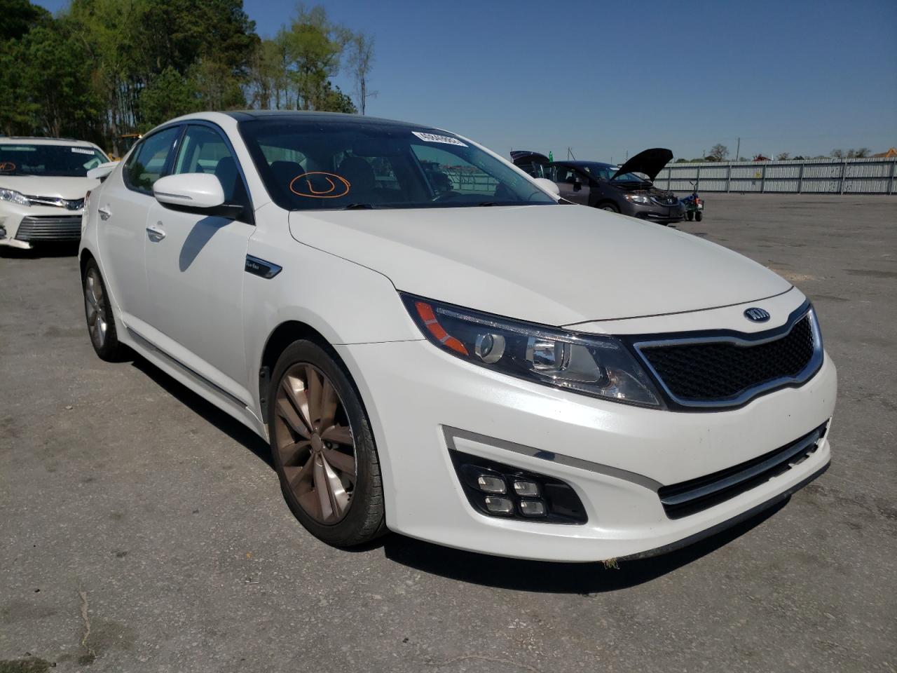 KIA OPTIMA SX 2015 with VIN 5XXGR4A63FG468732 - Photo from auction