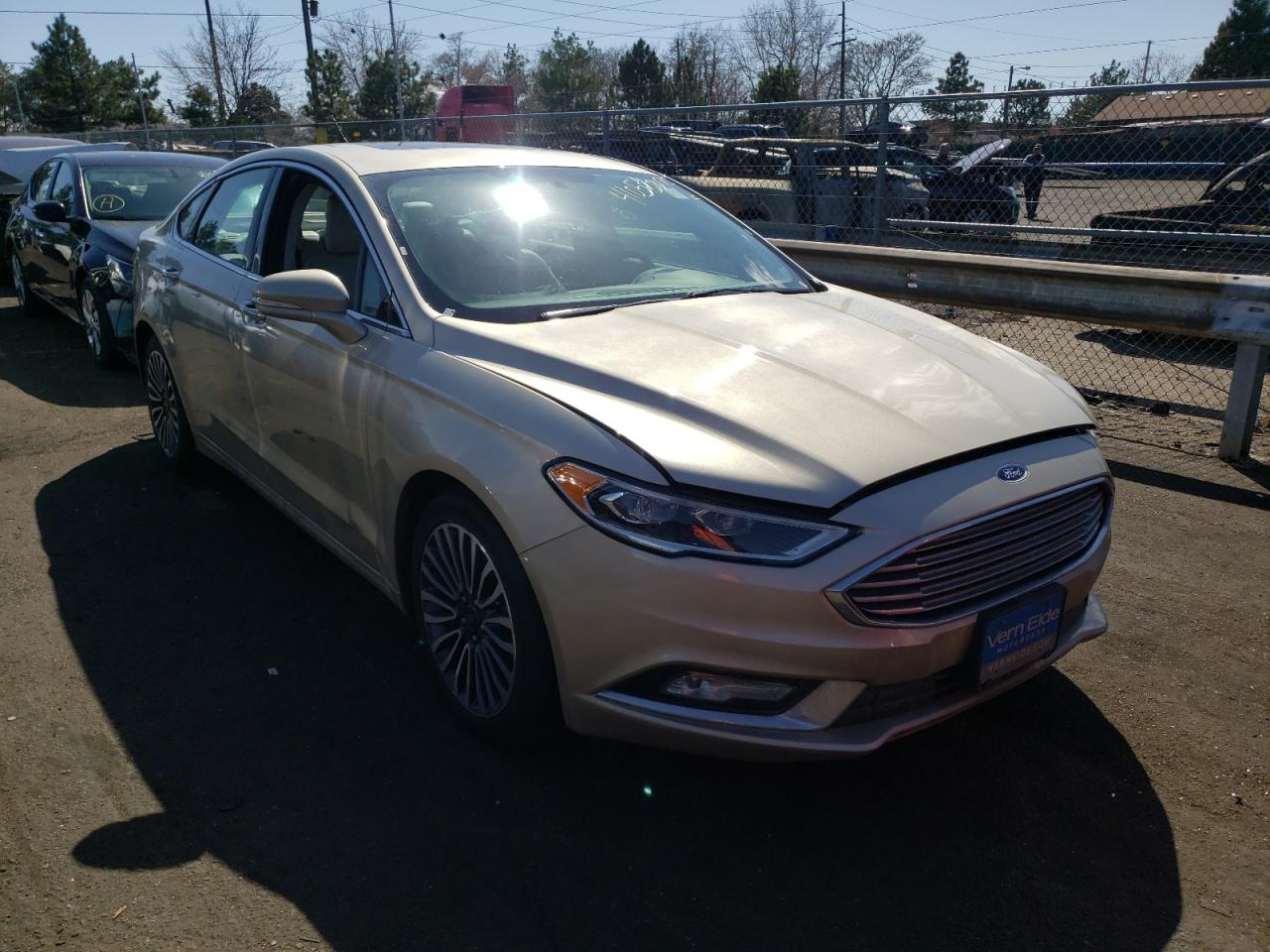 FORD FUSION TIT 2018 with VIN 3FA6P0D98JR247028 - Photo from auction
