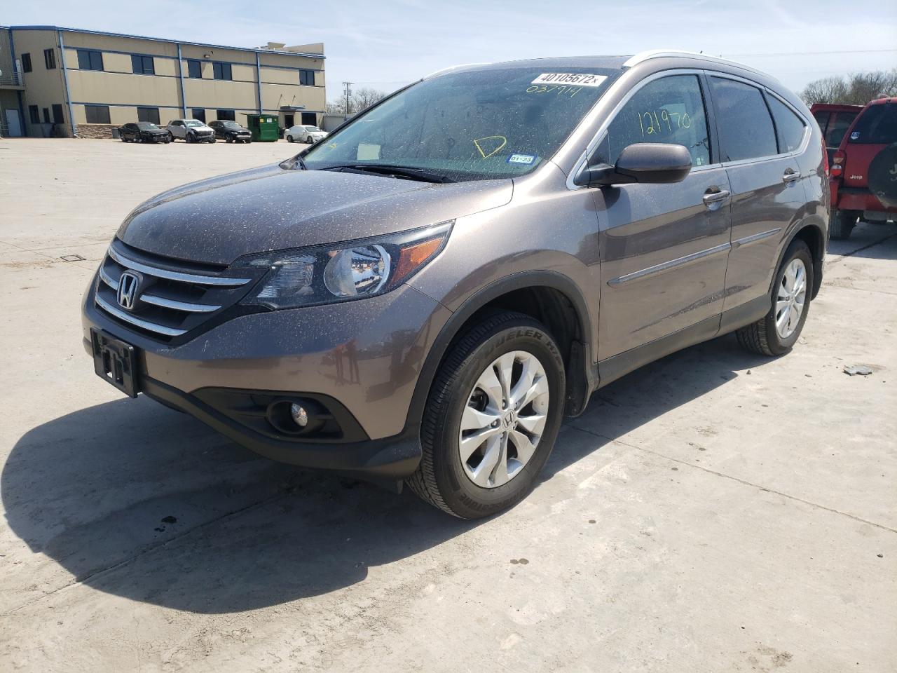 Photo 2 from auction – 2012 HONDA CR-V EXL with VIN 5J6RM4H78CL037914