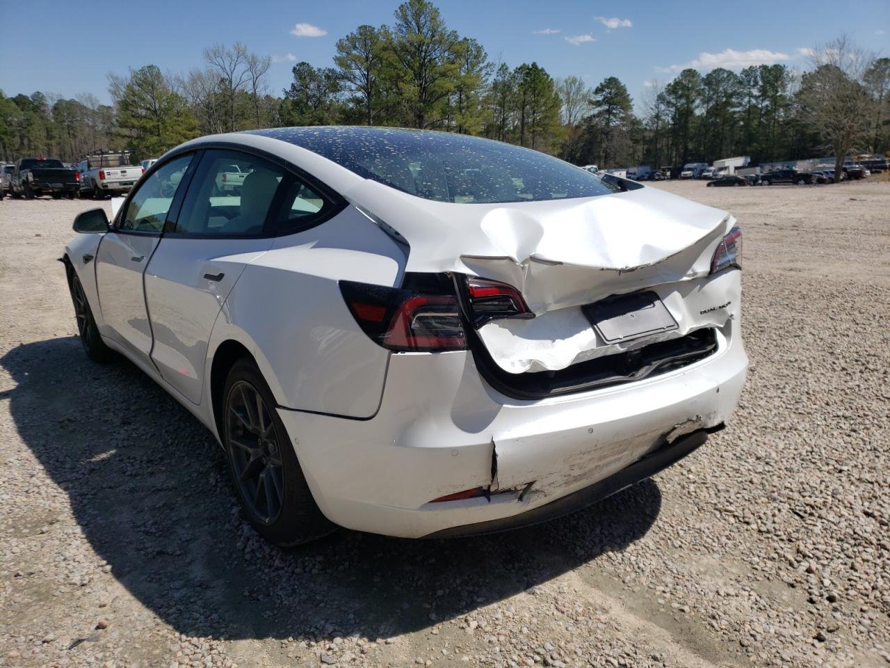 Photo 3 from auction – 2021 TESLA MODEL 3 with VIN 5YJ3E1EB3MF035704