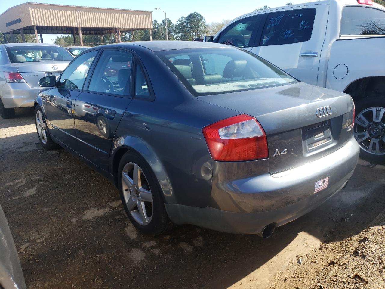Photo 3 from auction – 2002 AUDI A4 1.8T QU with VIN WAULC68E92A206533