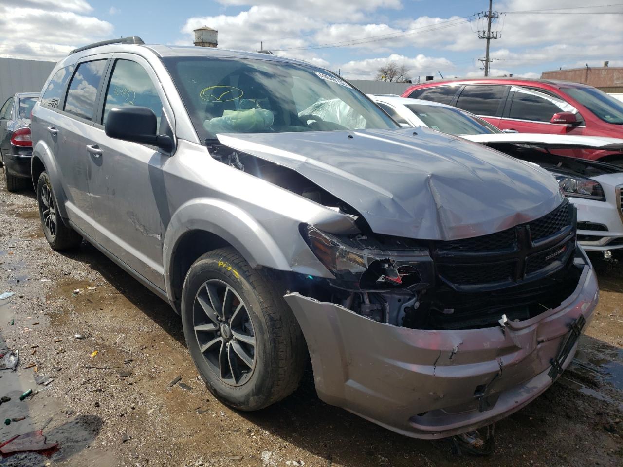 DODGE JOURNEY SE 2018 with VIN 3C4PDCAB6JT533267 - Photo from auction