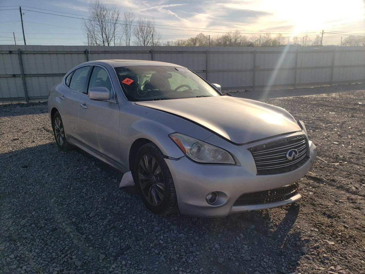 INFINITI M37 2012 with VIN JN1BY1AP0CM330322 - Photo from auction