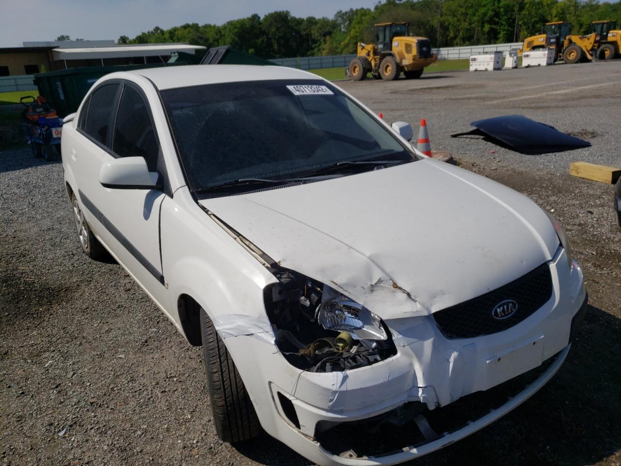 KIA RIO BASE 2008 with VIN KNADE123086393231 - Photo from auction