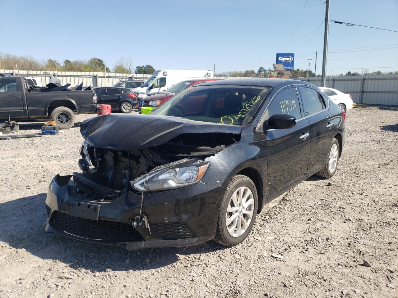 Photo 2 from auction – 2017 NISSAN SENTRA S with VIN 3N1AB7AP2HY235278