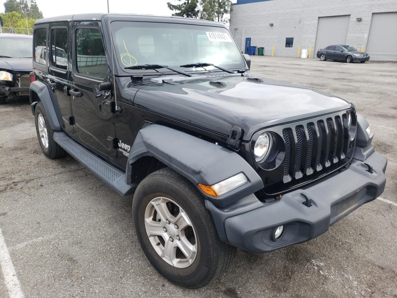 JEEP WRANGLER U 2018 with VIN 1C4HJXDG0JW237571 - Photo from auction