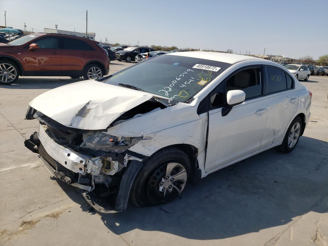 Photo 2 from auction – 2015 HONDA CIVIC with VIN 2HGFB2F59FH548247