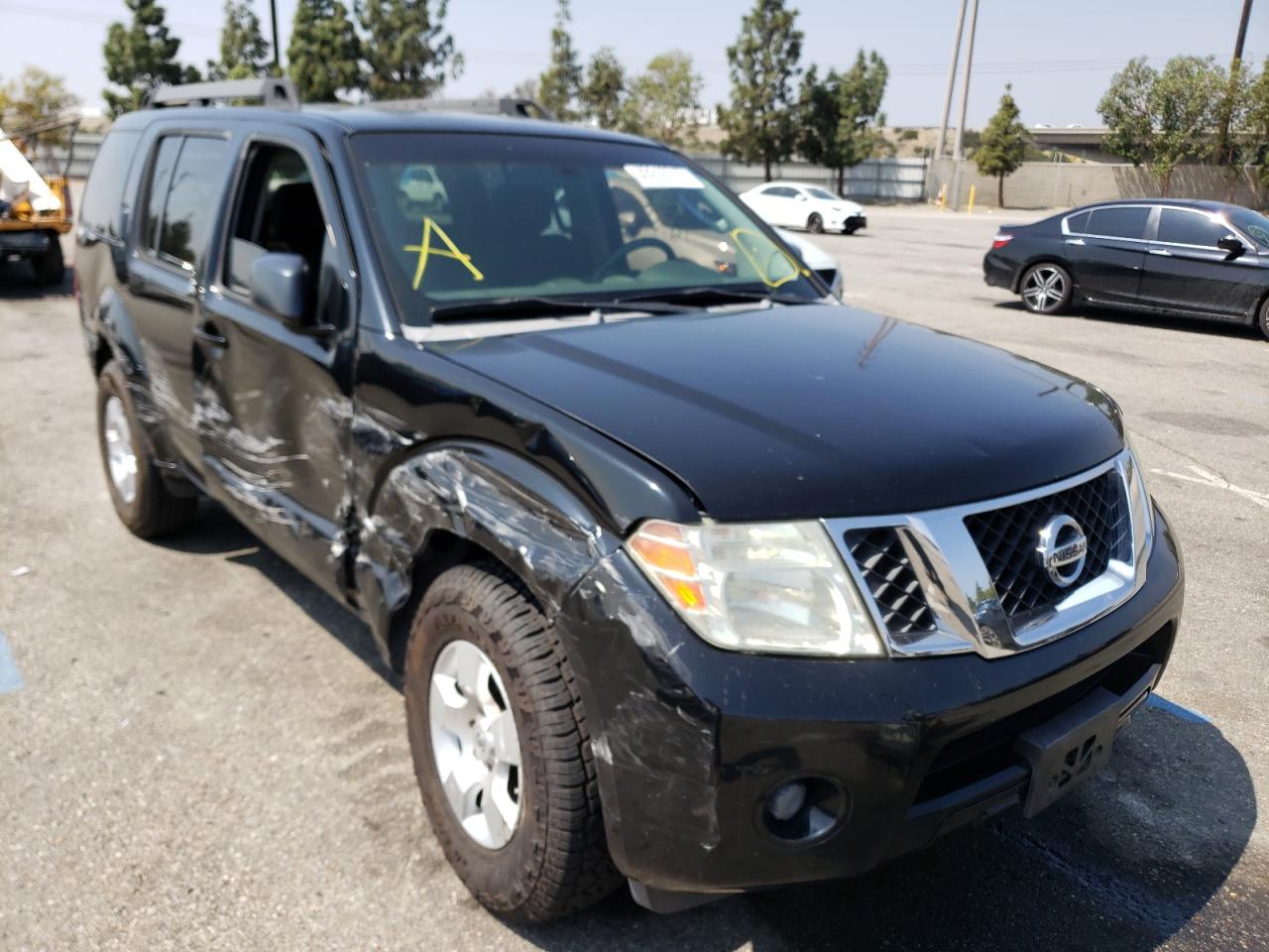 NISSAN PATHFINDER 2008 with VIN 5N1AR18U68C622602 - Photo from auction