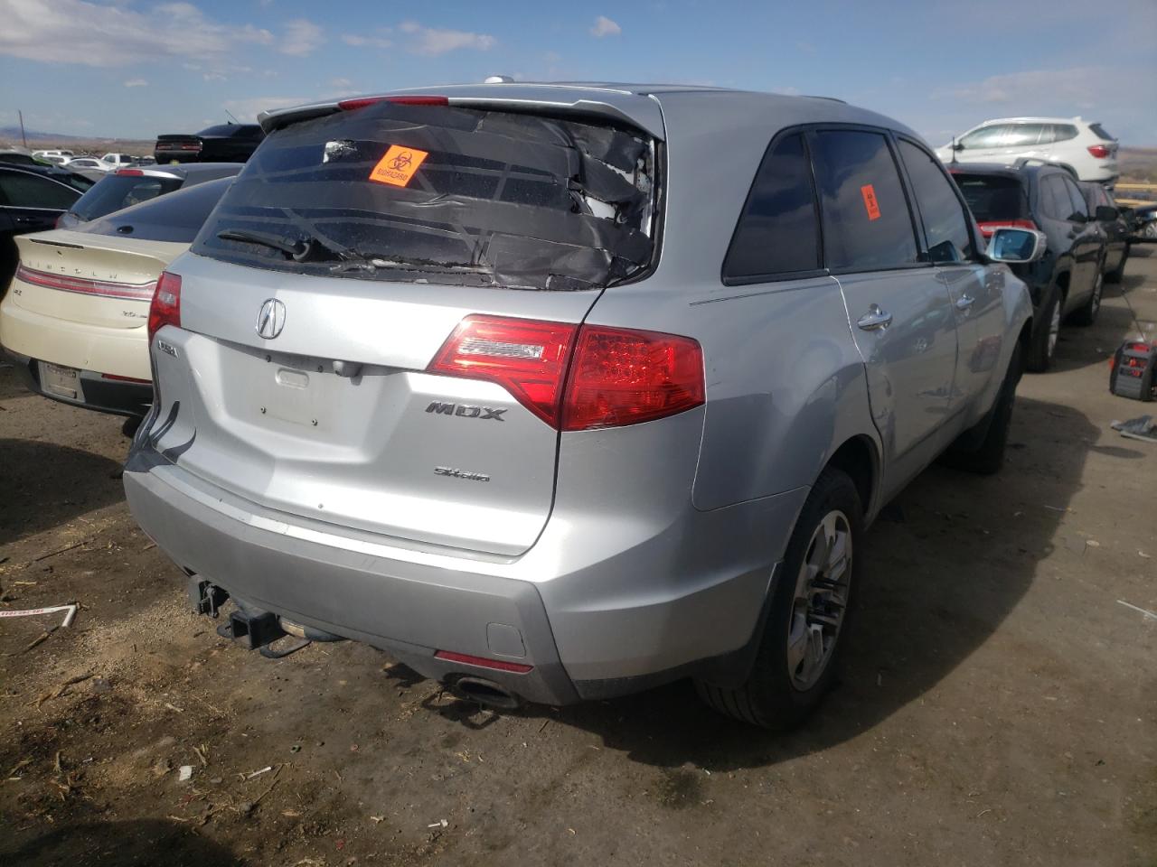 Photo 4 from auction – 2007 ACURA MDX TECHNO with VIN 2HNYD28467H537417