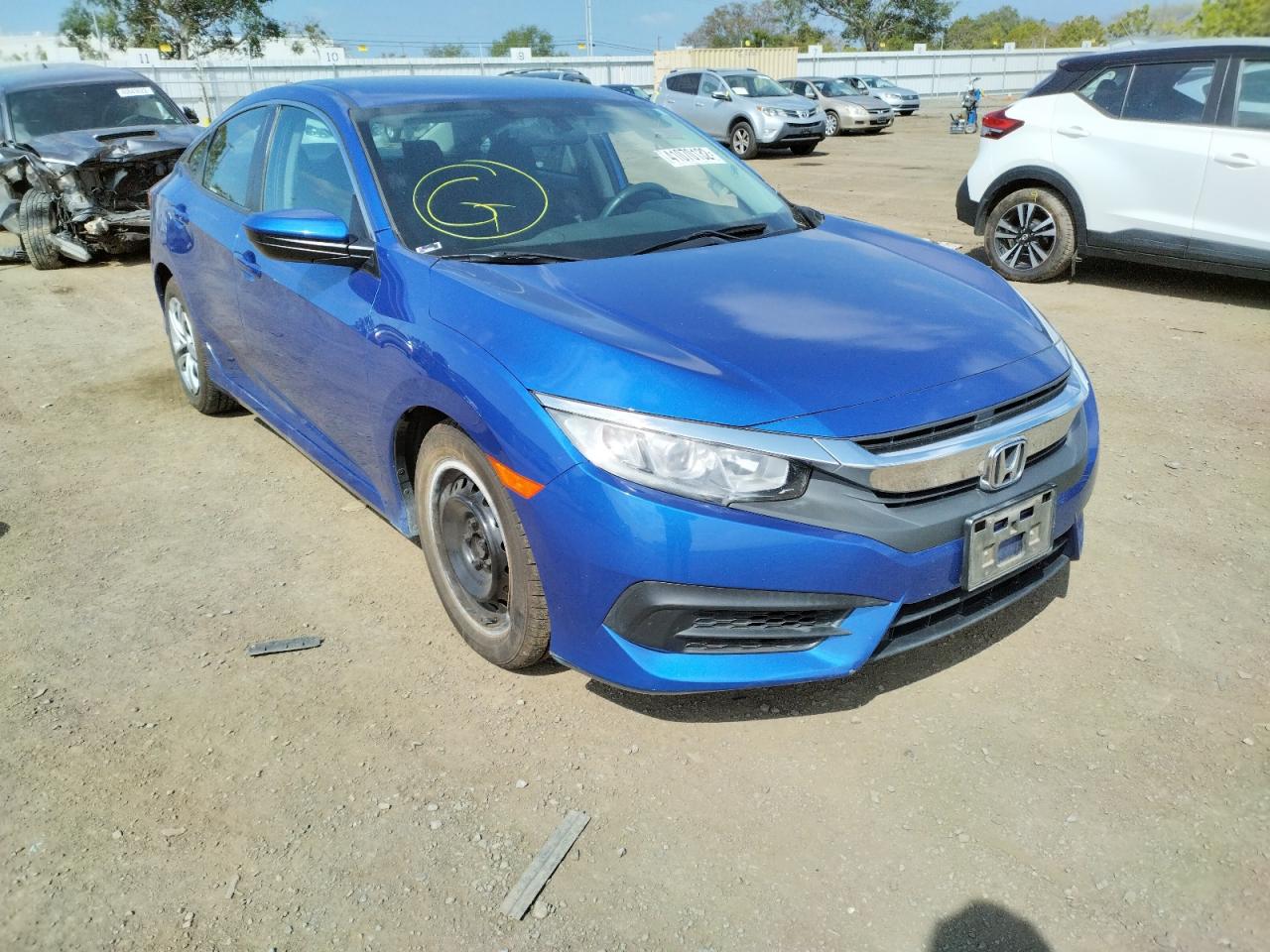Photo 1 from auction – 2016 HONDA CIVIC LX with VIN 19XFC2F55GE209879