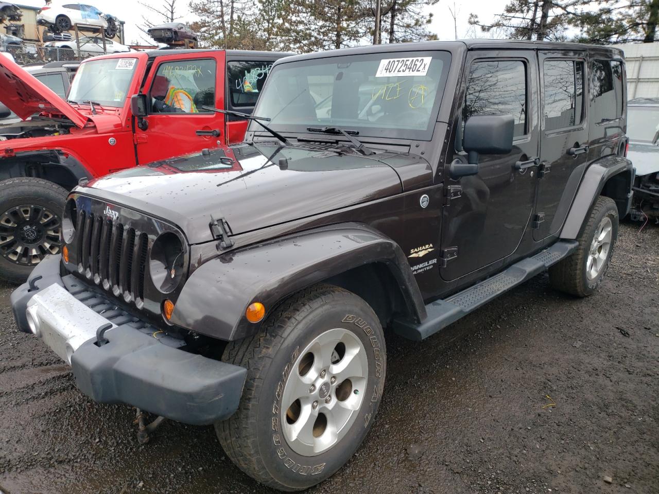 Photo 2 from auction – 2013 JEEP WRANGLER U with VIN 1C4BJWEG0DL673454