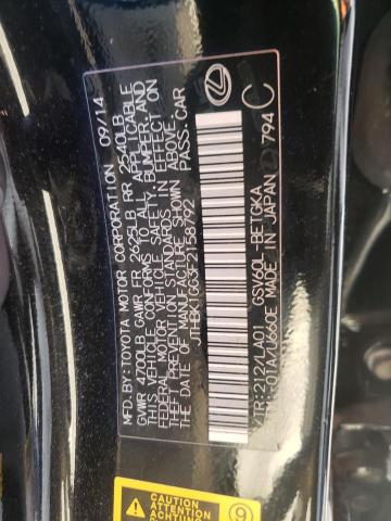 Photo 10 from auction – 2015 LEXUS ES 350 with VIN JTHBK1GG3F2158792