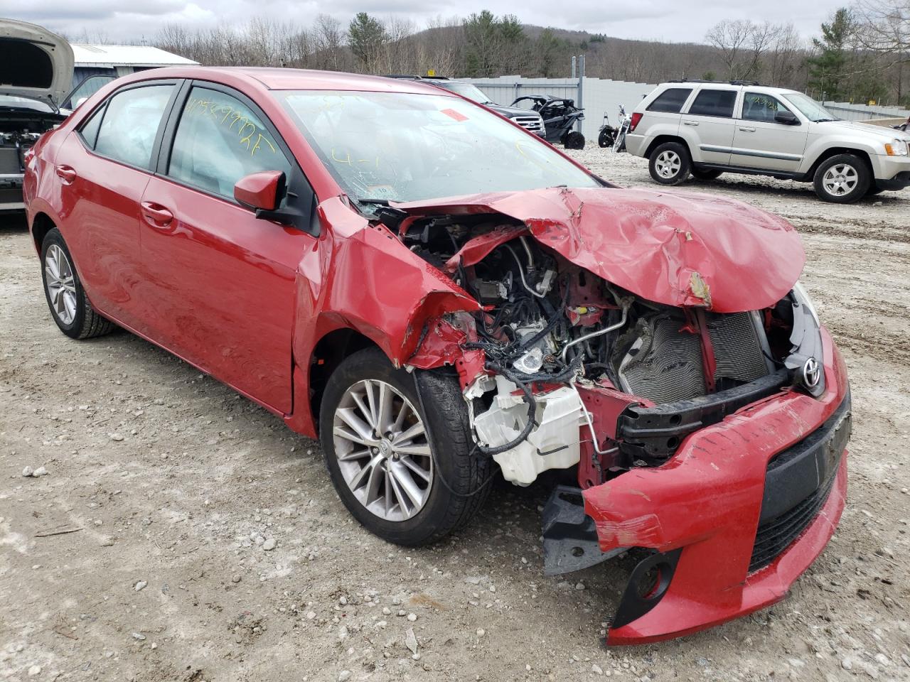 TOYOTA COROLLA L 2014 with VIN 2T1BURHE2EC211408 - Photo from auction