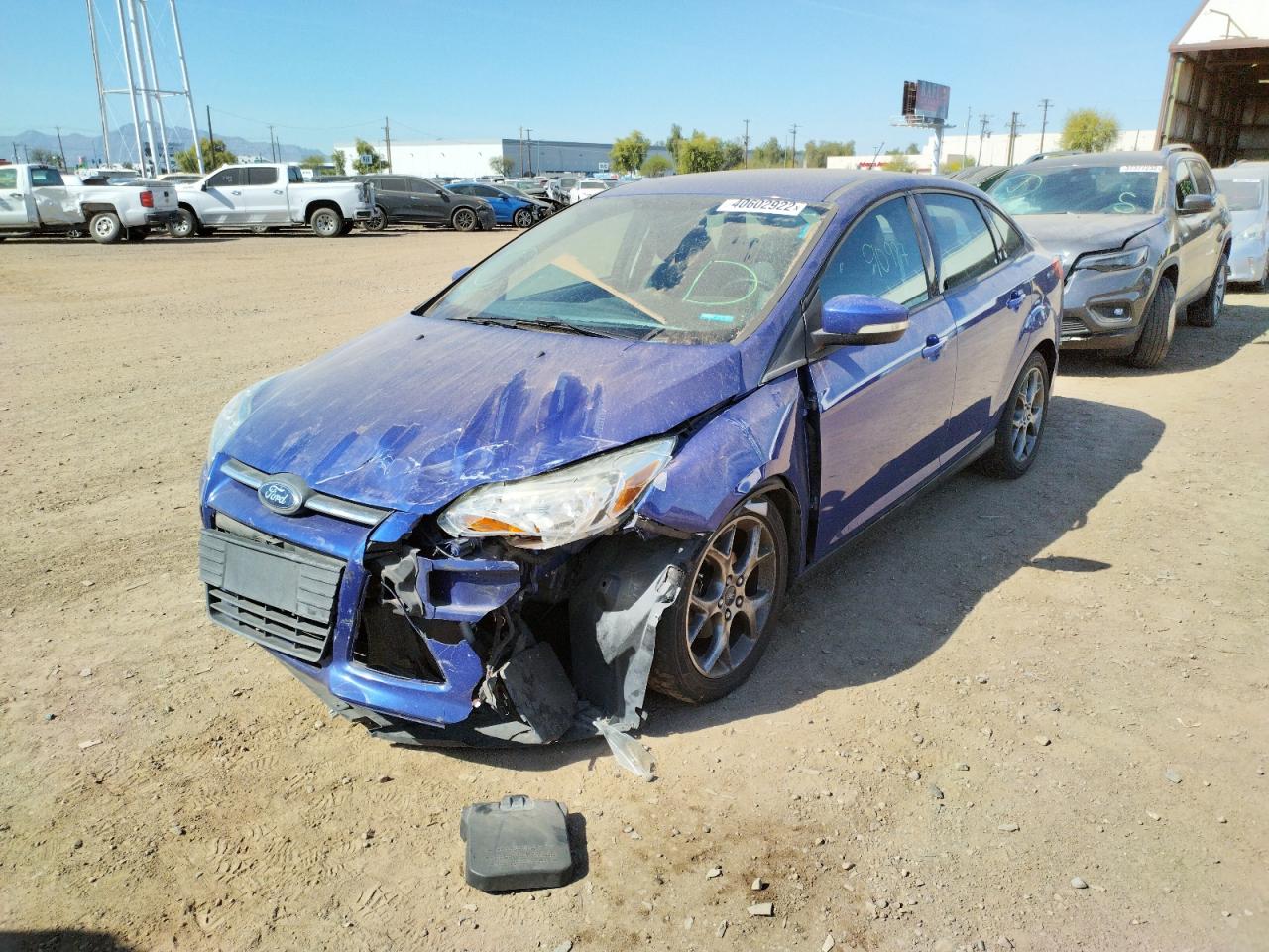 Photo 2 from auction – 2013 FORD FOCUS SE with VIN 1FADP3F22DL174167