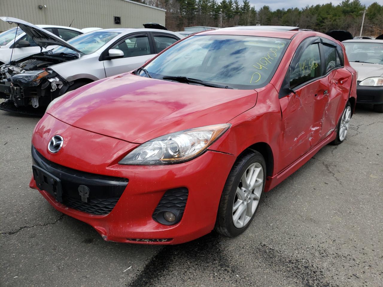 Photo 2 from auction – 2012 MAZDA 3 S with VIN JM1BL1L65C1507321