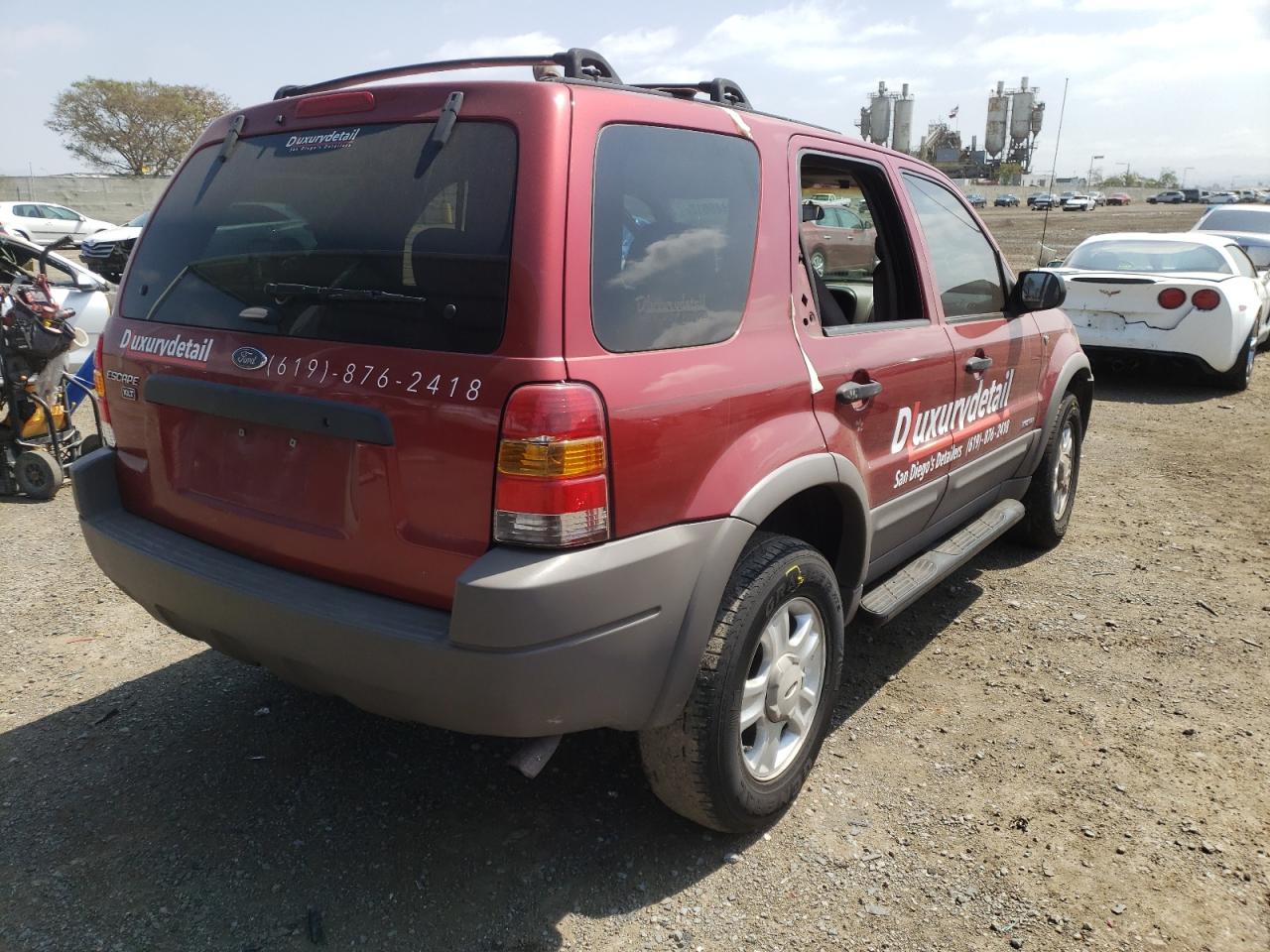 Photo 4 from auction – 2001 FORD ESCAPE XLT with VIN 1FMYU03171KD91239