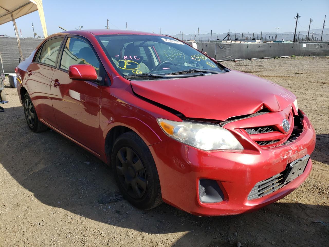 TOYOTA COROLLA BA 2011 with VIN 2T1BU4EE6BC610082 - Photo from auction