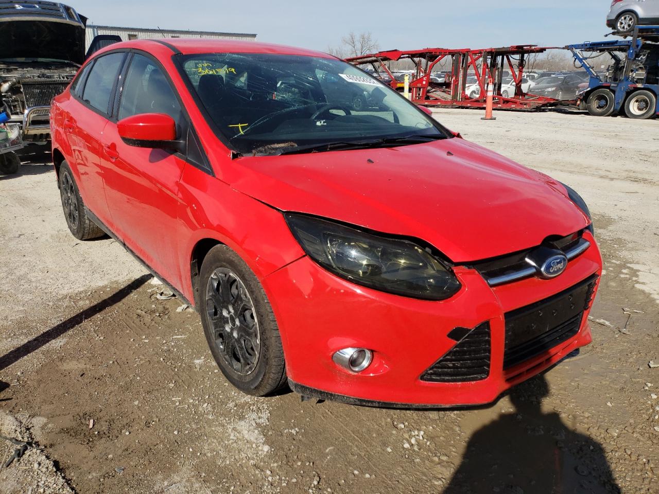 FORD FOCUS SE 2012 with VIN 1FAHP3F28CL301519 - Photo from auction