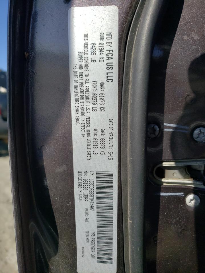Photo 10 from auction – 2015 DODGE DART SXT with VIN 1C3CDFBB9FD415407