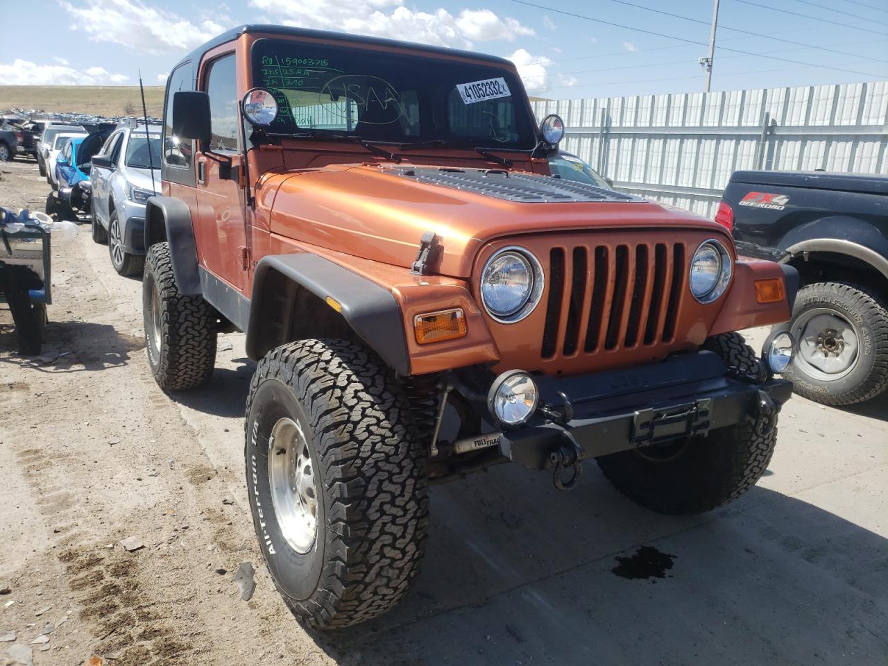 JEEP WRANGLER / 2001 z numerem VIN 1J4FA49S71P315500 - Zdjęcie z aukcji