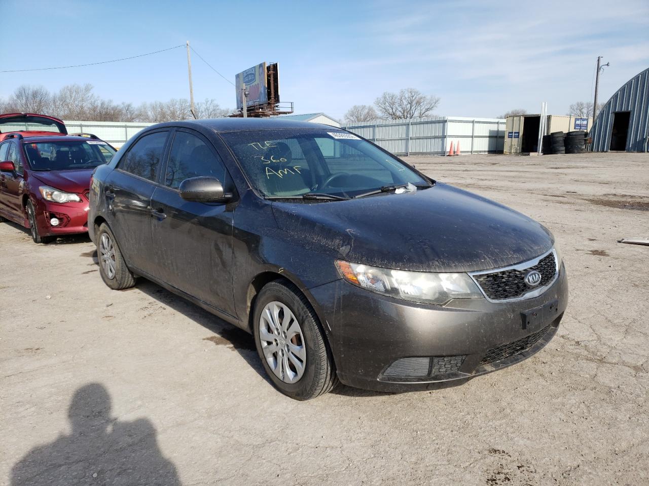 KIA FORTE EX 2011 with VIN KNAFU4A23B5363630 - Photo from auction