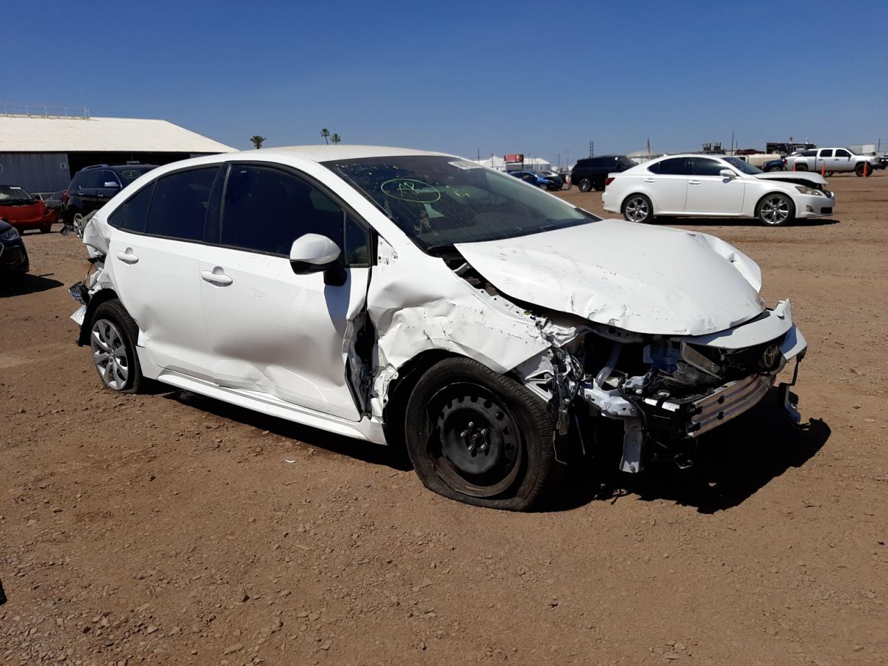 Photo 1 from auction – 2021 TOYOTA COROLLA LE with VIN JTDEPMAE1MJ159788