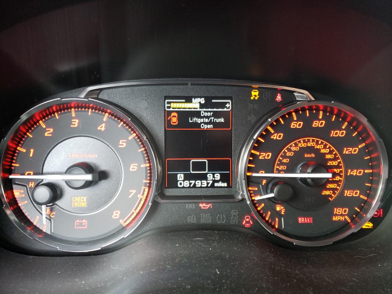 Photo 8 from auction – 2015 SUBARU WRX with VIN JF1VA1A64F9819342