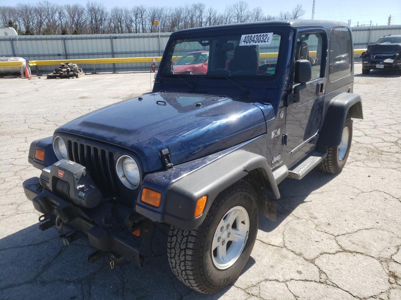 Photo 2 from auction – 2005 JEEP WRANGLER X with VIN 1J4FA39SX5P388909