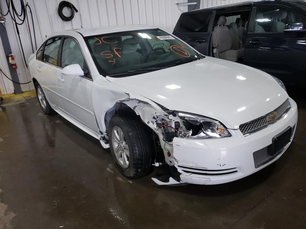 CHEVROLET IMPALA LS 2013 with VIN 2G1WF5E37D1104027 - Photo from auction