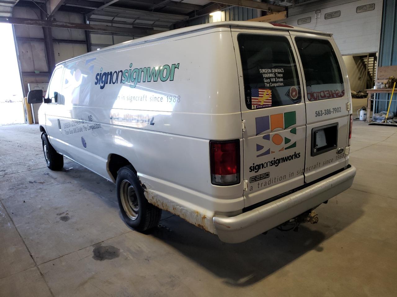 Photo 3 from auction – 2001 FORD ECONOLINE with VIN 1FTNS24L31HA98489