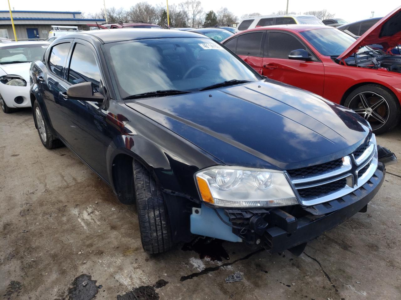 DODGE AVENGER SE 2013 with VIN 1C3CDZAB2DN618486 - Photo from auction